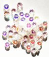 50 3x6mm Faceted Crystal AB Rondelle Beads
